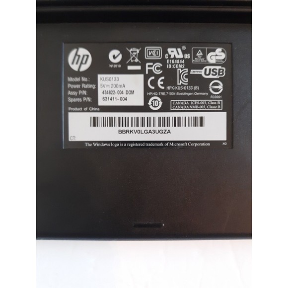 HP Keyboards with Smart Card Reader KUS-0133 434822-004 - Picture 7 of 8